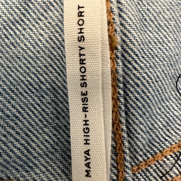 Rag and Bone Maya High Rise Shorty Short - Picture 4 of 5